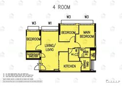 Blk 415C Waterfront I @ Northshore (Punggol), HDB 4 Rooms #574442671